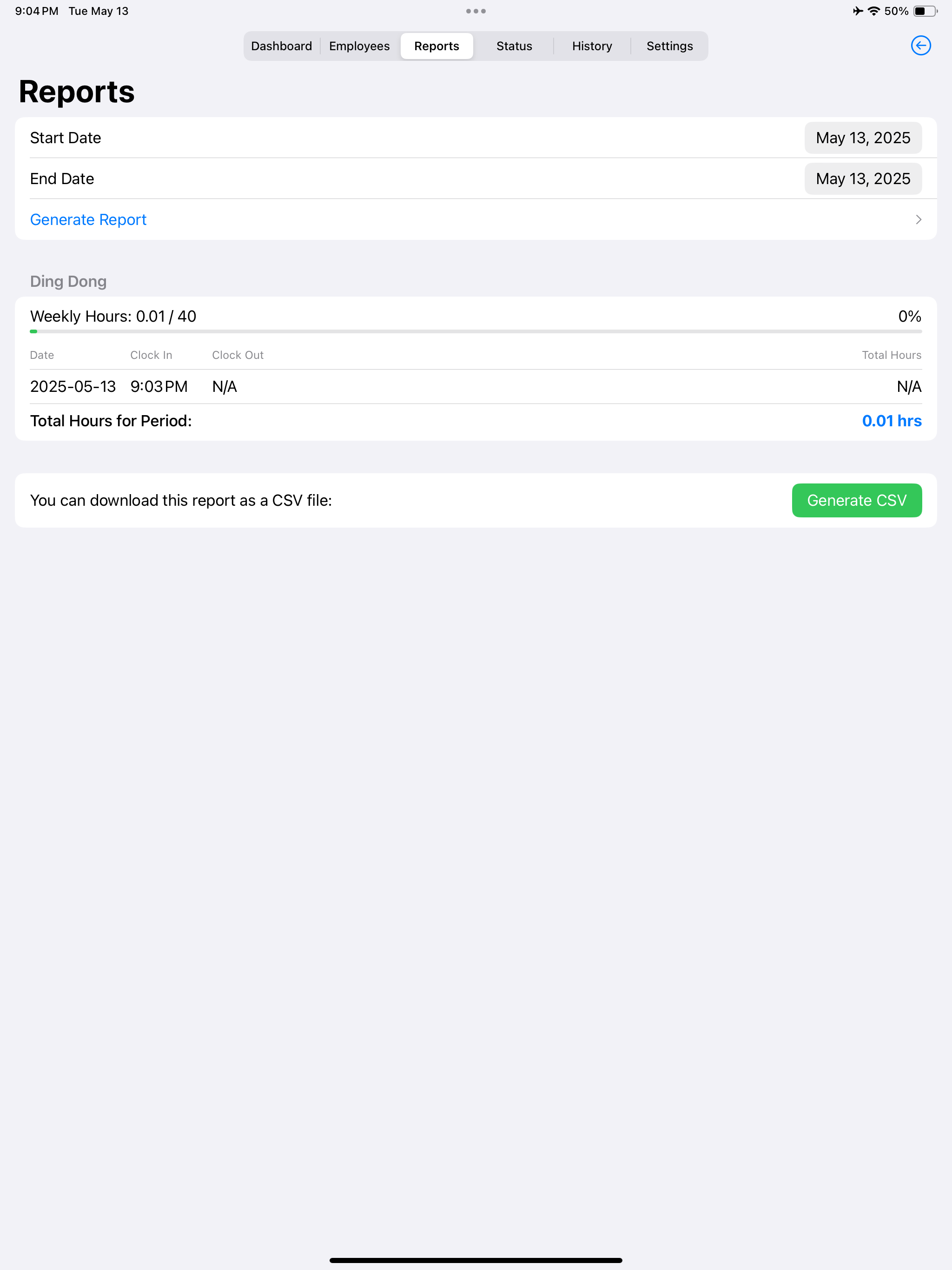 Reports and Analytics